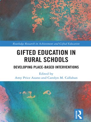 cover image of Gifted Education in Rural Schools